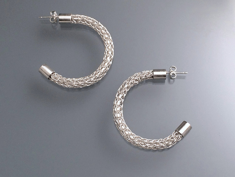 Woven Hoop Earrings